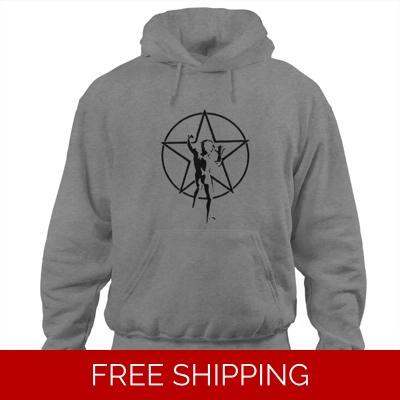 Le Studio Hoodie Black Star Man
